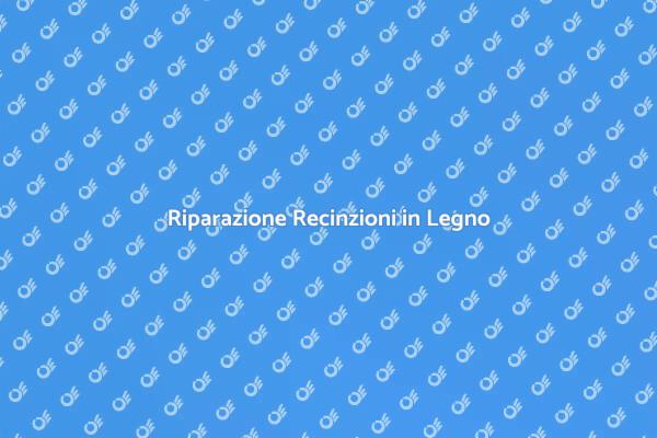 Come Riparare una Recinzione in Legno