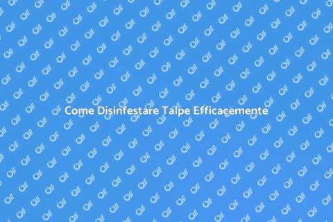 Disinfestare Talpe nel Giardino