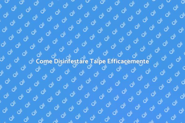 Talpe nel Giardino: Come Risolvere
