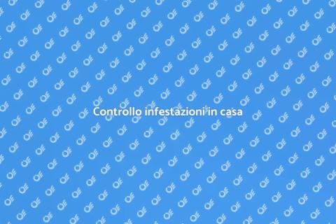 Valutare la casa per disinfestazione