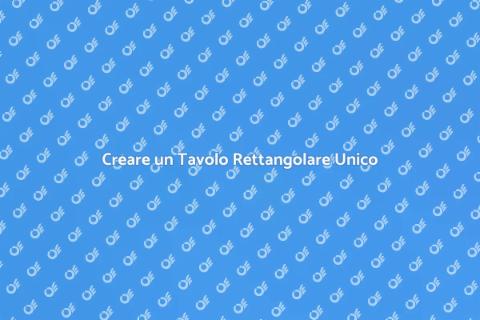 Tavolo Rettangolare su Misura
