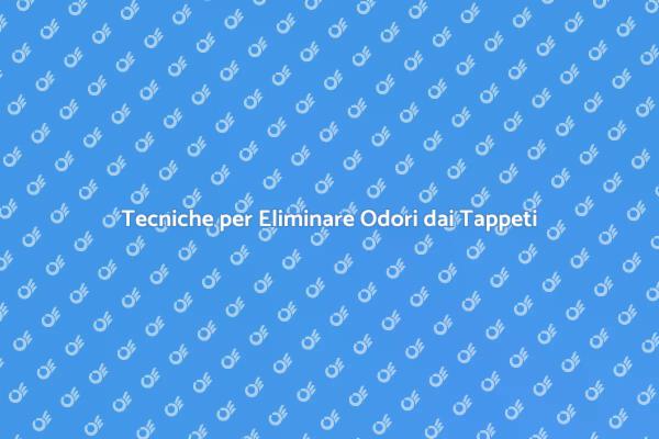 Odori nei Tappeti? Ecco Come Rimuoverli!