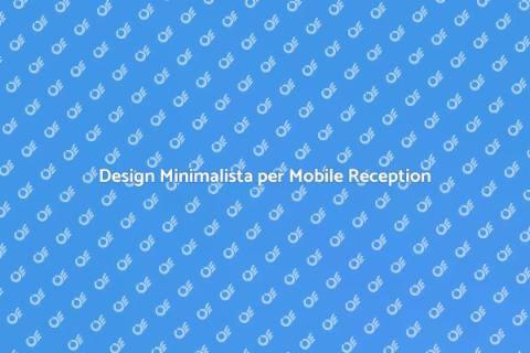 Mobile Reception Minimalista Su Misura