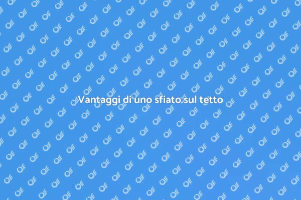 Perché installare uno sfiato sul tetto?