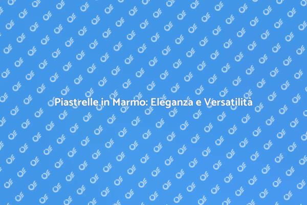 Ristrutturazione con Piastrelle in Marmo