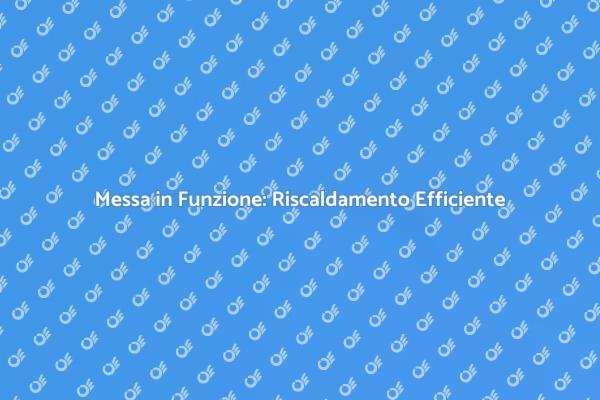 Efficienza nel Riscaldamento Domestico