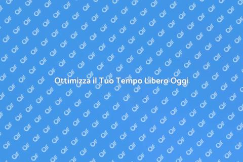 Riscopri il Tempo Libero con Consulenza