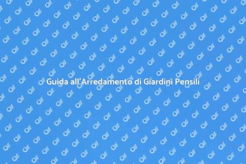 Arredare un Giardino Pensile Facile