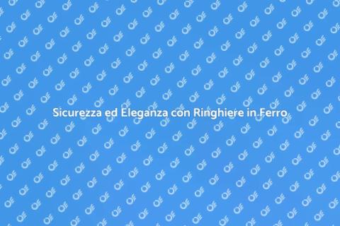 Ringhiere in Ferro Satinato: Stile e Sicurezza