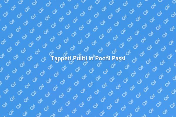 Rinnova i Tuoi Tappeti Subito!