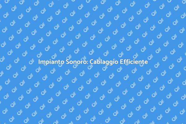 Creare Atmosfere con Impianto Sonoro