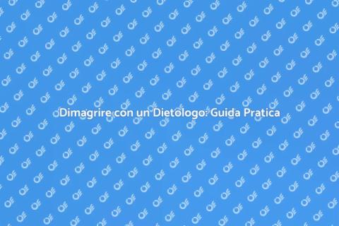 Perdere 10 Chili con un Dietologo