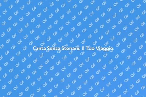 Impara a Cantare Senza Stonare