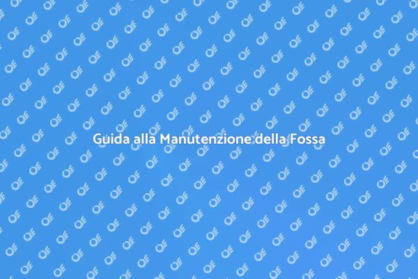 Come Manutenere la Fossa Settica