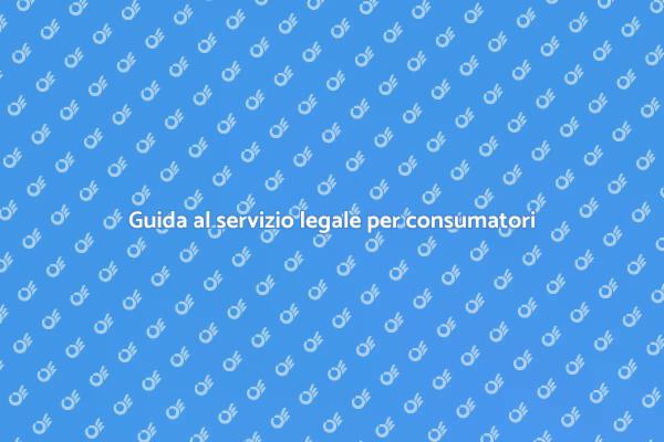 Servizi legali per diritti dei consumatori