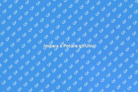 Corso di Potatura per l'Olivo