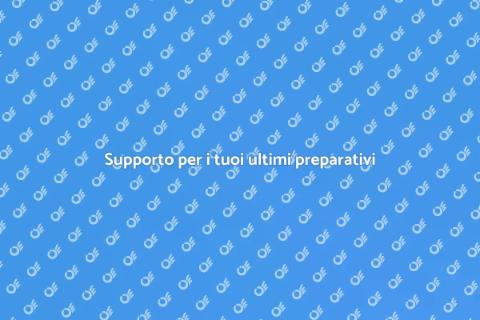 Assistenza parziale per preparativi