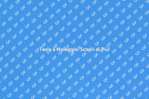 Esperienza Unica: Noleggia una Tesla
