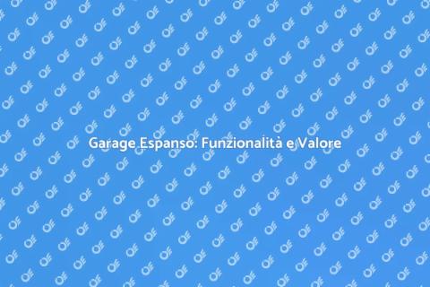 Estendere il Garage per Maggiore Spazio