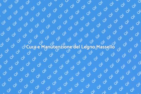 Manutenzione Pavimento in Legno Massello