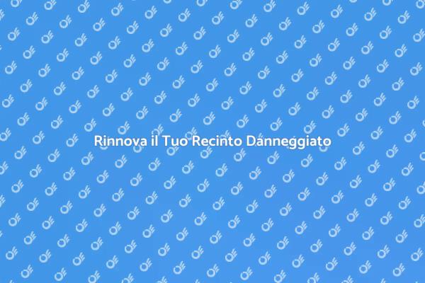 Come Sostituire un Recinto Danneggiato