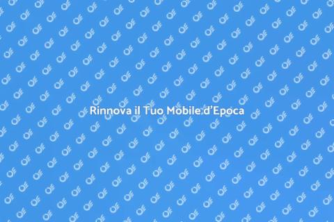 Ricostruire un Mobile d'Epoca