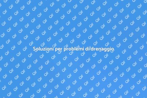Risolvere un problema di drenaggio