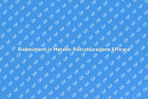 Sostituire Rivestimenti in Metallo