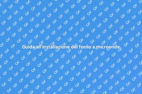 Installazione forno a microonde facile