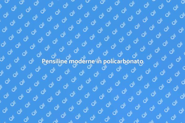 Scopri la pensilina in policarbonato