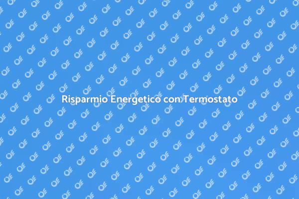 Ottimizza il Comfort con Termostato