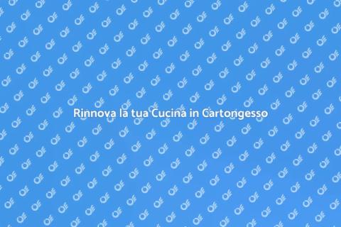 Cucina in Cartongesso: Soluzione Rustica