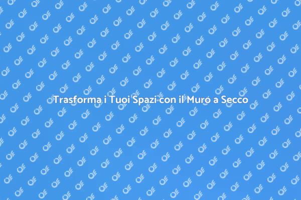 Muro a Secco: Trasforma i Tuoi Interni