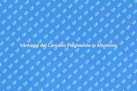 Cancello Pieghevole in Alluminio