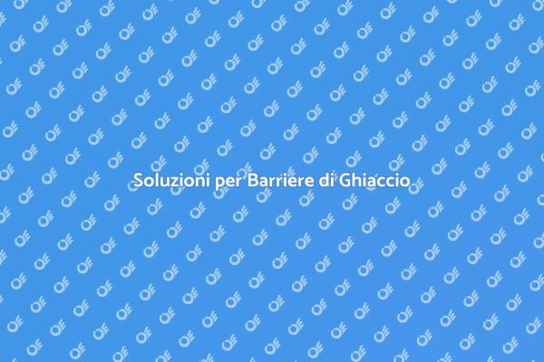 Come Eliminare le Barriere di Ghiaccio