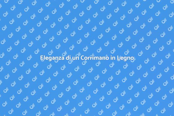 Il Calore di un Corrimano in Legno