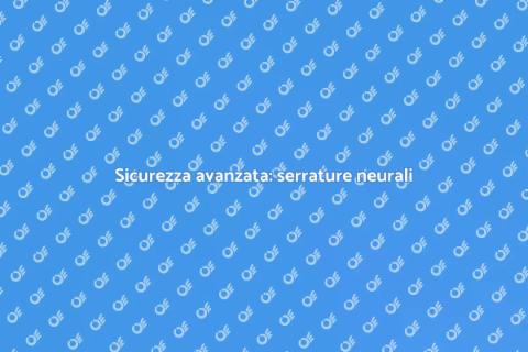 Controllo serratura con reti neurali