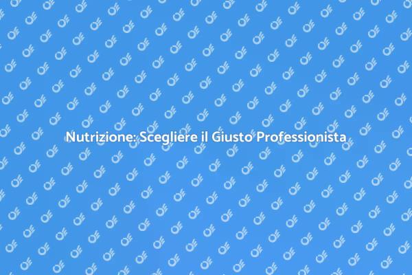 Nutrizionista: Chiave per il Benessere