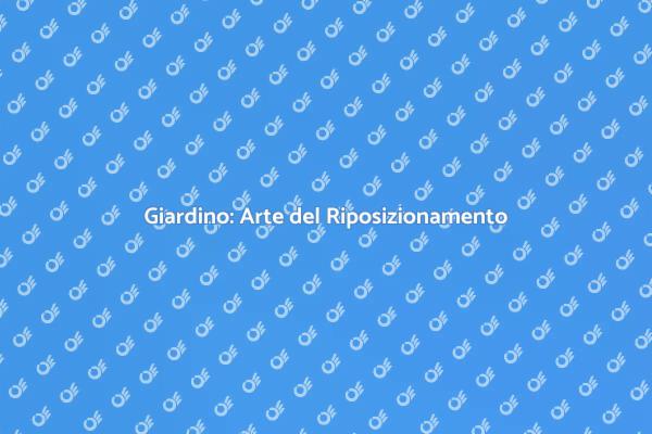 Rinnova il Tuo Giardino Oggi