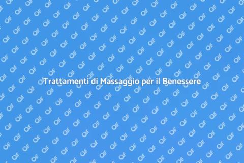 Massaggio Professionale per il Benessere