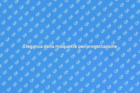 Moquette per aree di progettazione