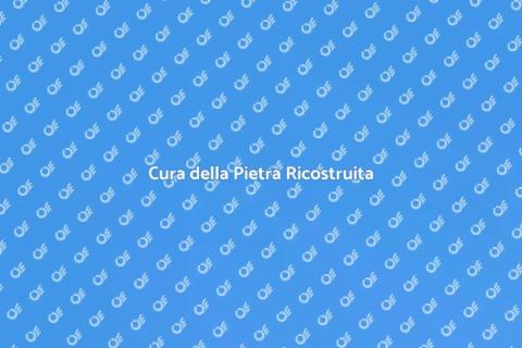 Manutenzione Pietra Ricostruita