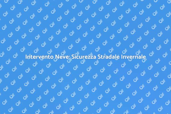 Sicurezza Stradale con Pulizia Neve Efficace