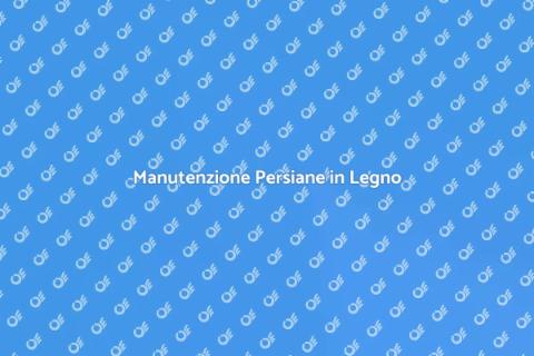 Rimozione Persiane in Legno: Guida