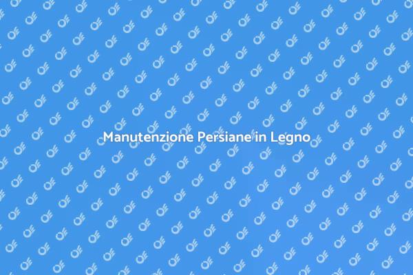 Come Rimuovere Persiane in Legno