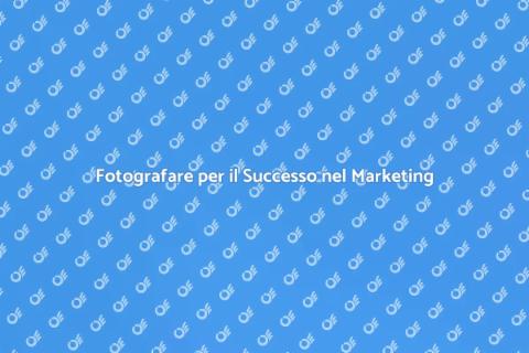 Noleggiare un Fotografo per Marketing