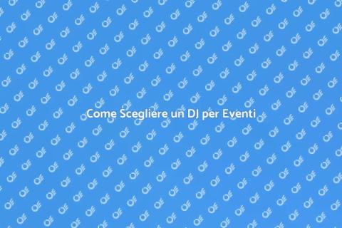 Assumere un DJ per il tuo evento