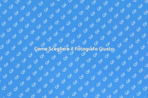 Richiedere un Fotografo Professionista