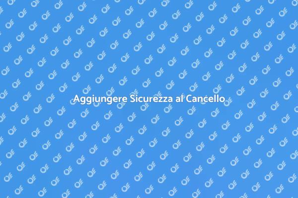 Sicurezza al Cancello: Un Investimento Necessario