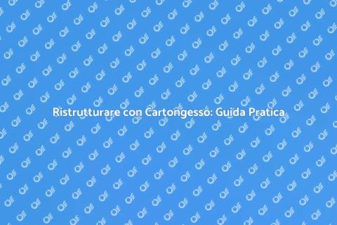 Abbassamento in Cartongesso Professionale